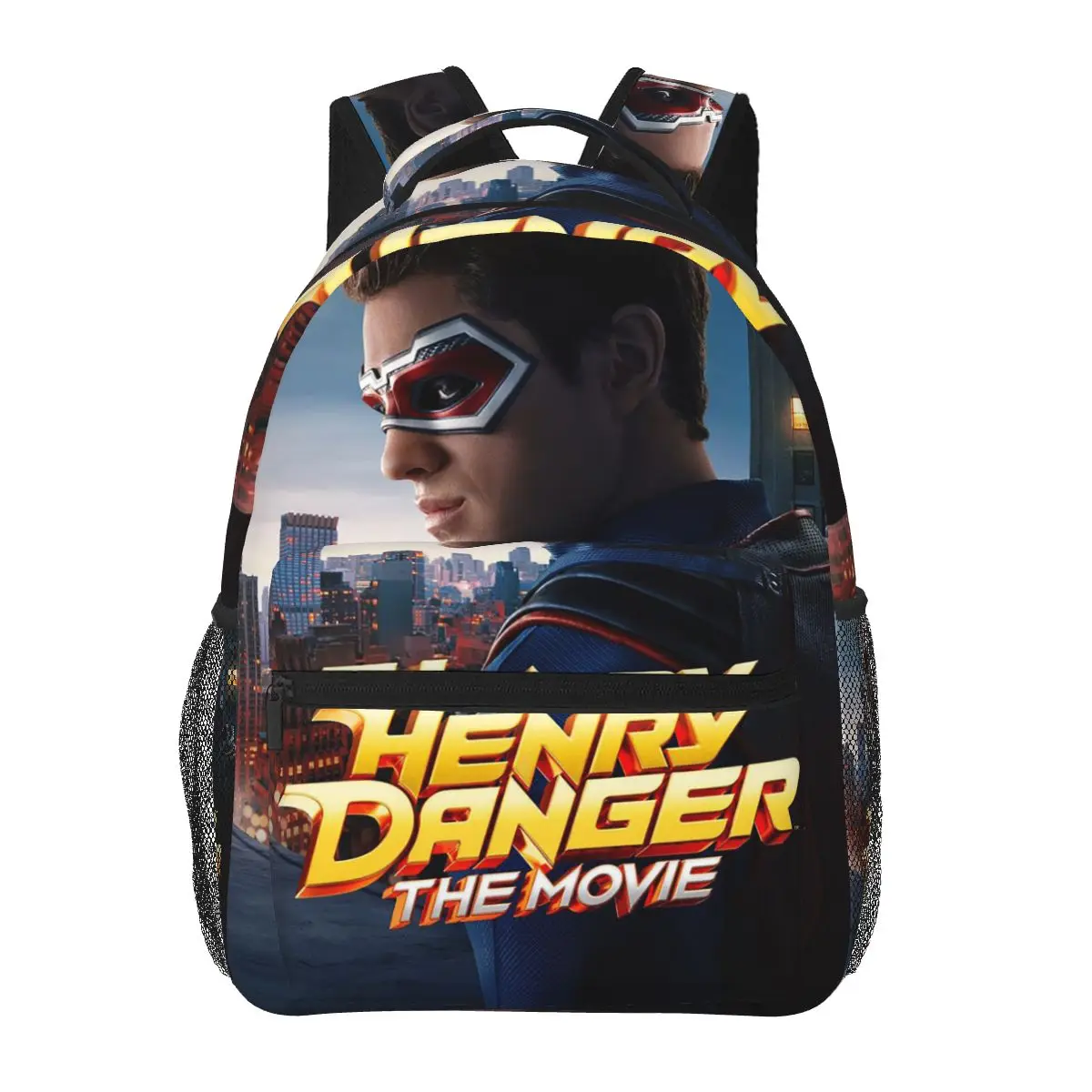 Henry Danger Backpacks Boys Girls Bookbag Students School Bags Cartoon Laptop Rucksack Shoulder Bag Large Capacity