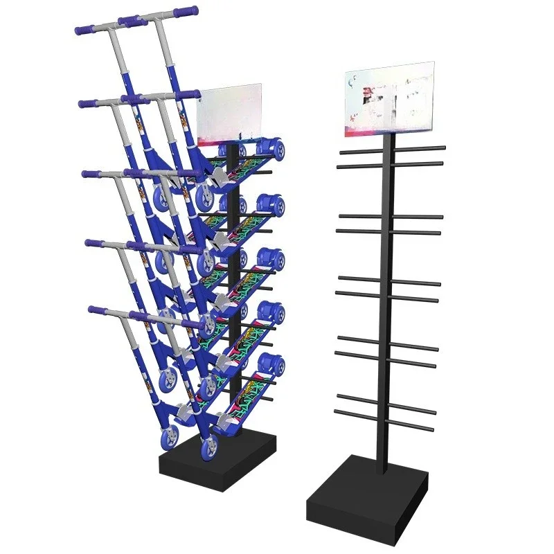 Scooter shelves, display racks, electric scooter scooter display racks, mini folding bicycle racks