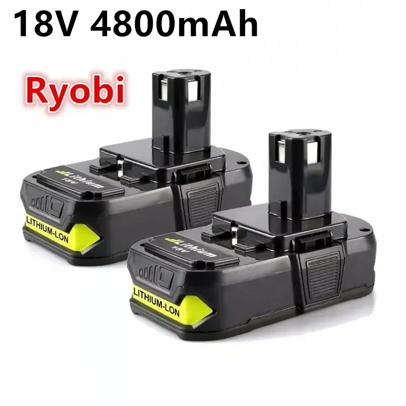 

Verbesserte 18V 4,8 Ah ErsatzRyobi литиевый аккумулятор совместимый с Ryobi Volt EINEN Et Plus P107 P108 P102 P103 P104 P105 P109