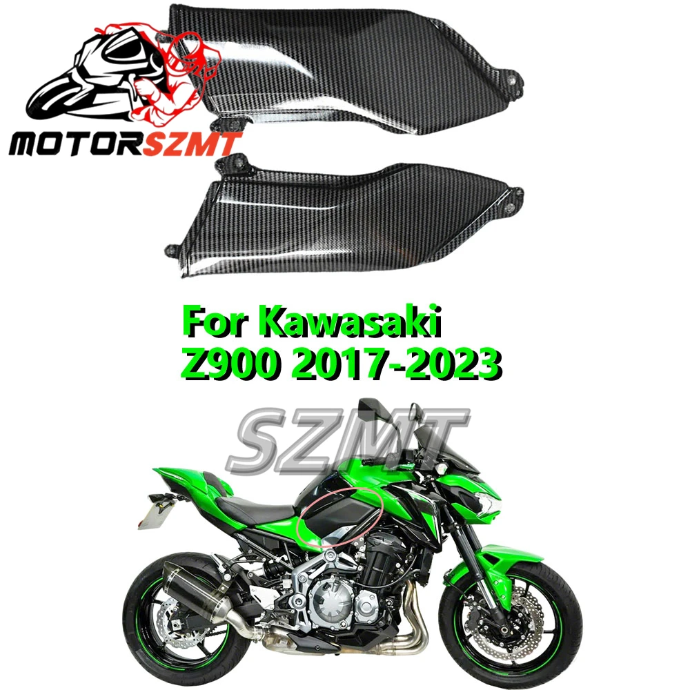 

Fit For Kawasaki Z 900 2017-2021 2022 2023 Z-900 Motorcycle Carbon Side Panel Frame Cover Cowl Gas Tank Fairing Z900 Accessories