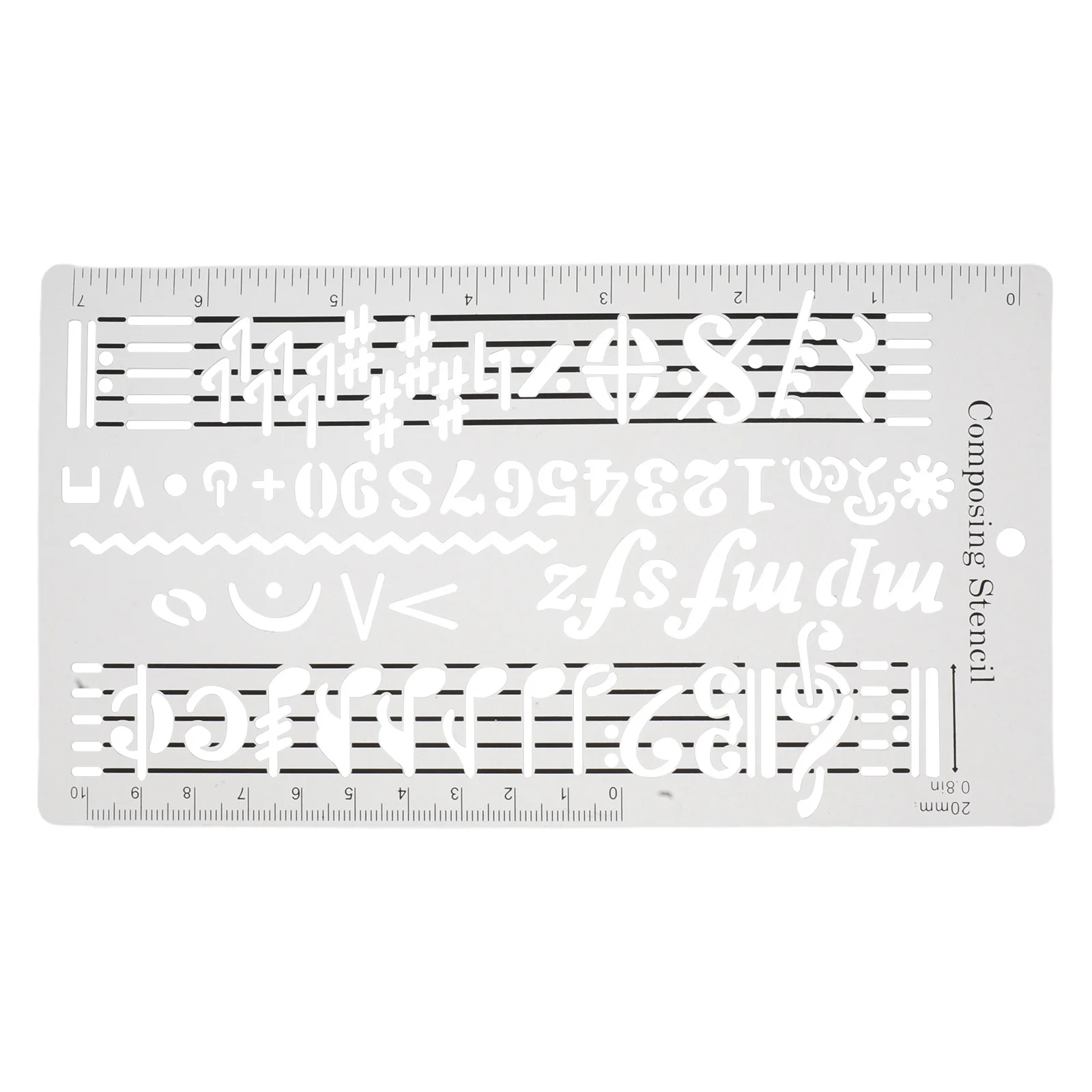 

Five-line Drawing Ruler Music Notation Manuscript Template Stencil Artistic Drafting Composer's Tool Composition Note Sketching