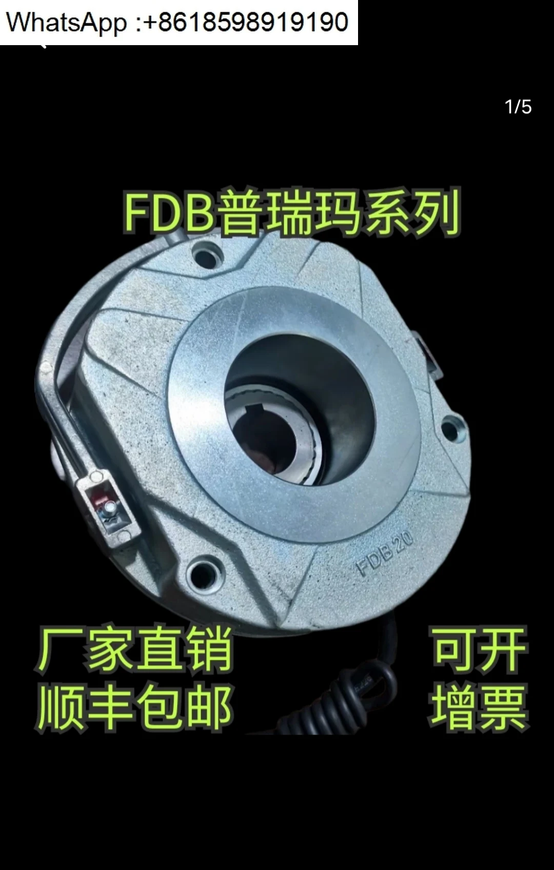 Motor European hoist brake FDB08/10/13/17/20/23/26