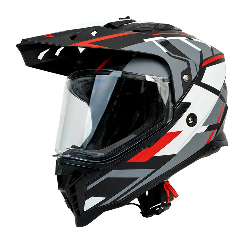 Motorcycle Rally Helmet Thickened Cushioning Protection Impact Resistant for All Seasons for Men and Women DOT Casco Moto