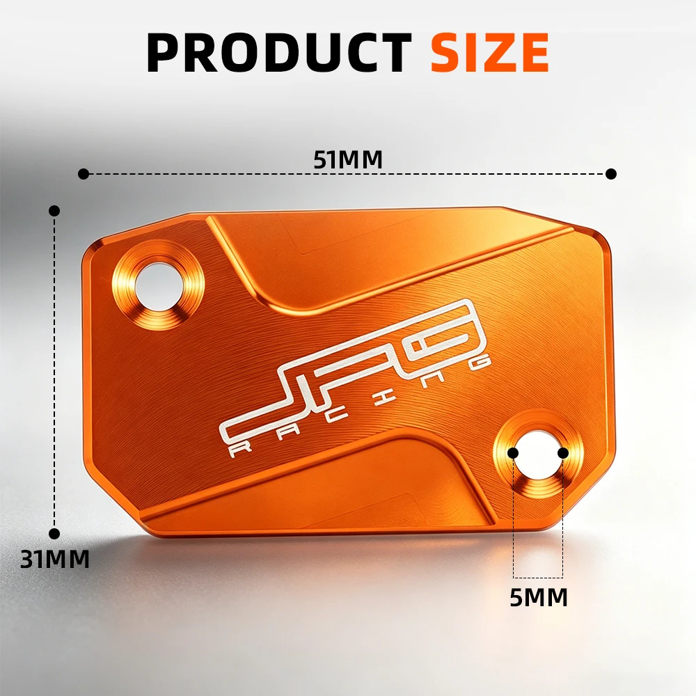CNC Front Brake And Clutch Fluid Reservoir Cover Cap For KTM SX EXC EXCF SMR SXF XCF EXC 125 150 200 250 300 350 400 450 500 530