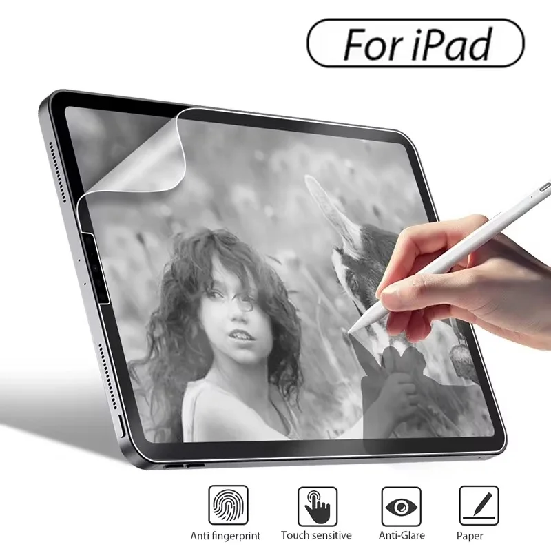 Matte Feel Paper Film For iPad Pro 12.9 6th 5th 4th 3th 2th 1th Gen Screen Protector For iPad Pro 2022 2021 2020 2018 2017 2015