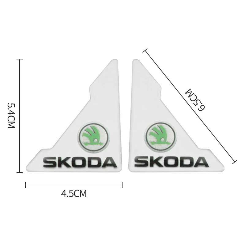 General car door corner transparent silicone protective sticker For Skoda Rapid Fabia 1 2 Karop Kamiq Superb Octavia A7 Kodiaq