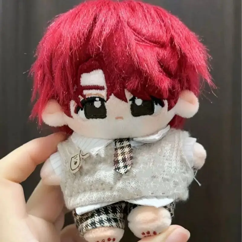 10 Cm Idol Doll JC-T Attribute Tan Jian Ci Cosplay Plush Doll Cute Cotton Body Clothes Outfit Dress Up Cotton Doll Stuffed Toy