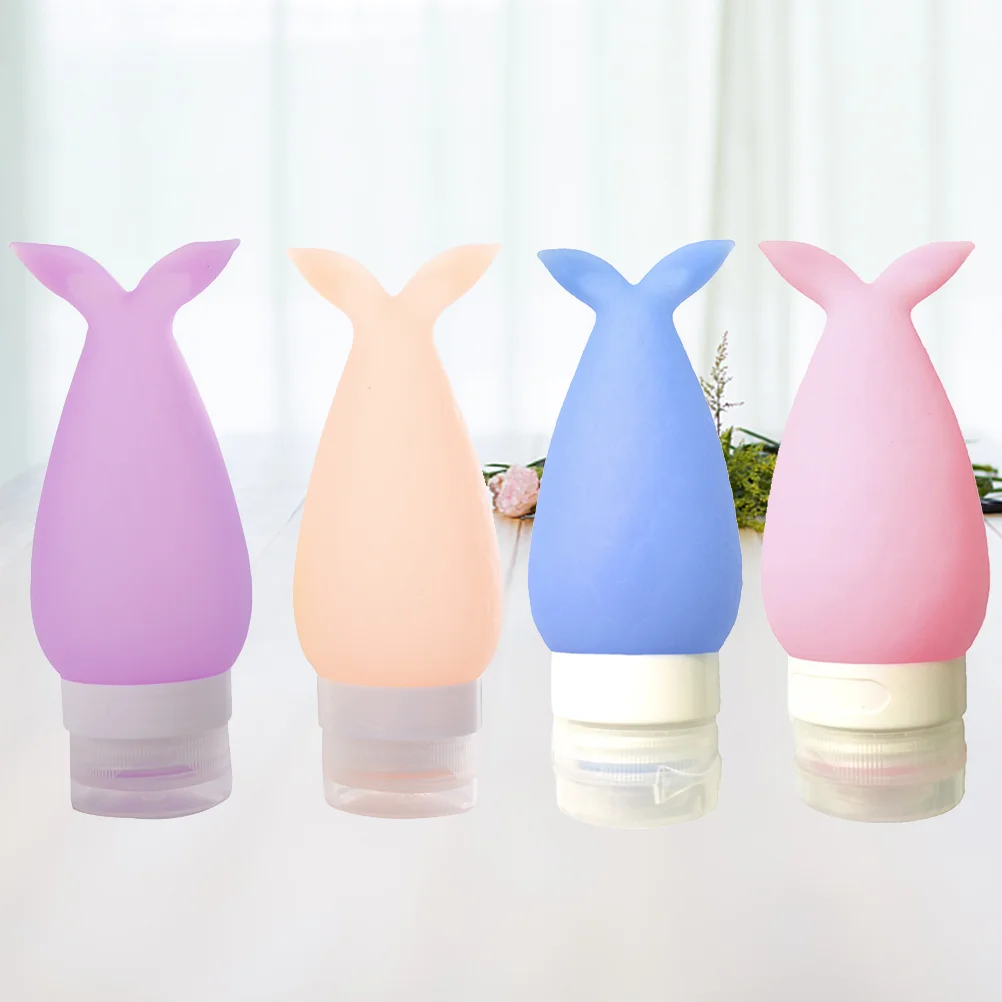 

4 PCS Wash Bag Travel Bottles Shampoo Container Containers Accessories