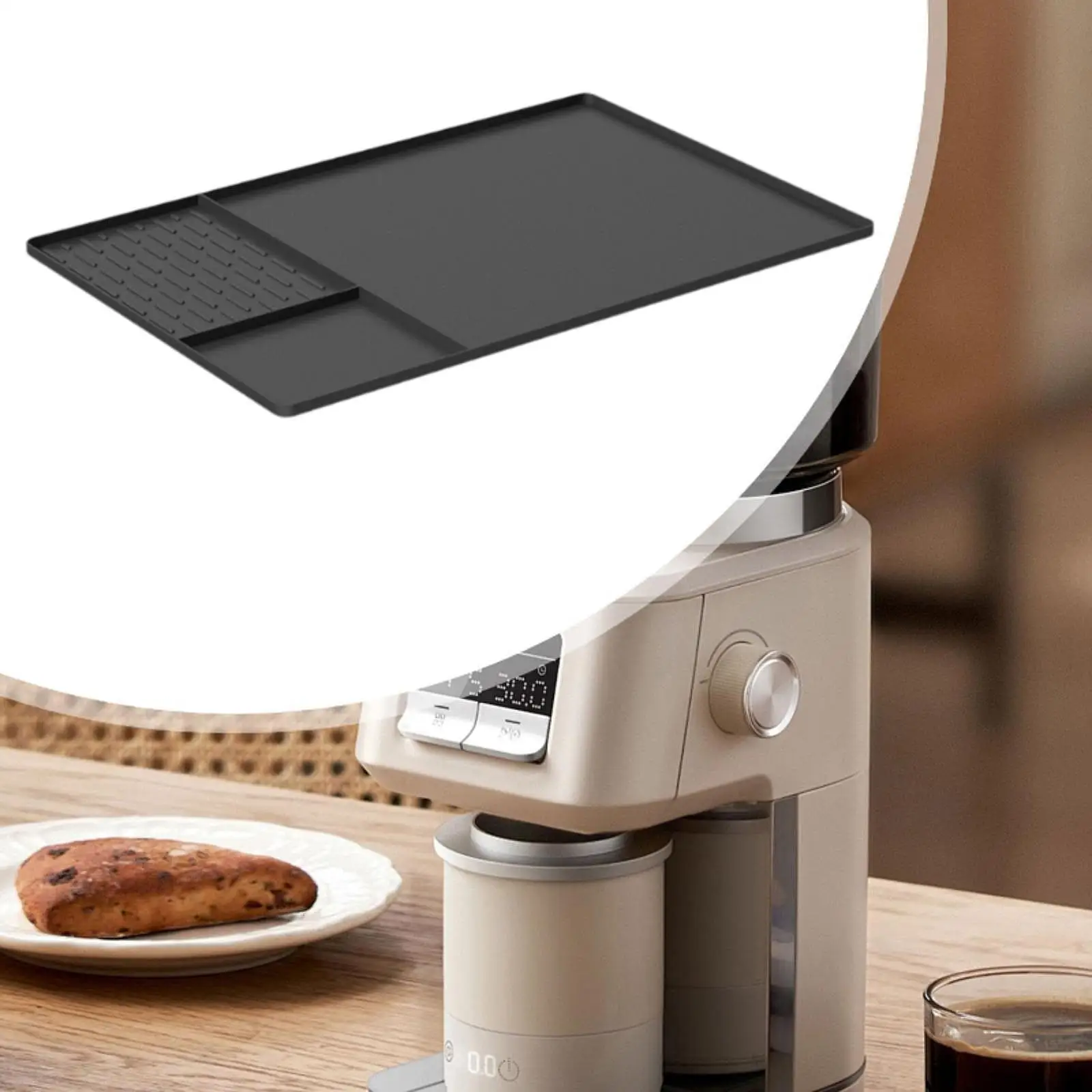 Silicone Coffee Bar Mat Multipurpose for Kitchen Countertop for Counter Bar
