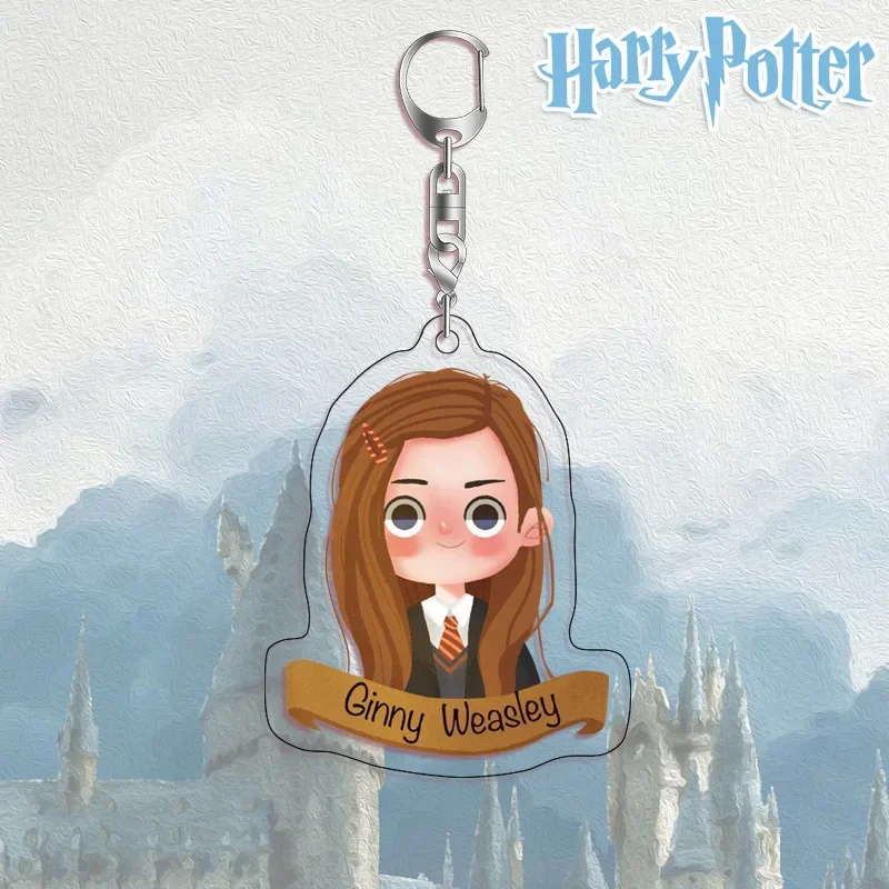 New Harriese Magician Boy Acrylic Keychain Potters Magic School Movie Peripherals Malfoy Snape Hermione Backpack Pendant Gifts