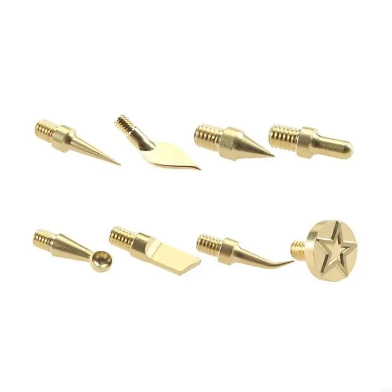 Q6PA 열 삽입 너트 아이언 팁 열 세팅 삽입 도구 납땜 인두 팁 프린팅