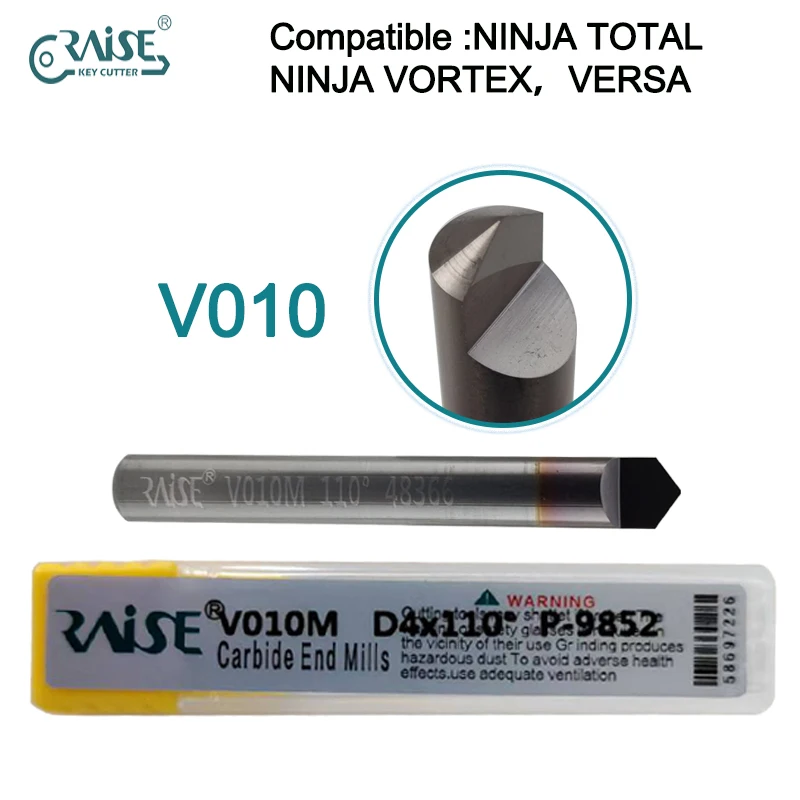 

RAISE V010M Compatible with KEYLINE V010 KEYLINE NINJA TOTAL NINJA VORTEX VERSA Key Duplicating Machine