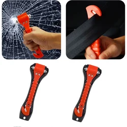 1/2PCS Veiligheid Hamer Camping Rijden Autogordel Cutter 2-in-1 Emergency Break Vensterglas punch Survival Life Rescue Gereedschap