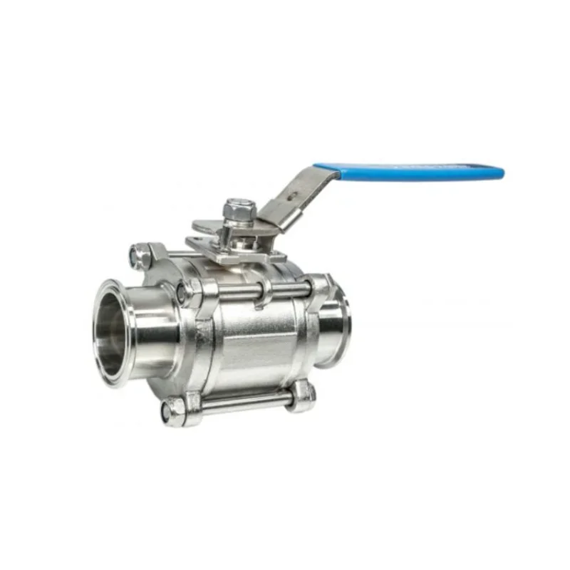 

YLFSS304 1.5" heavy duty 3 piece clamped ball valve with PTFE Seat for closed loop extractor