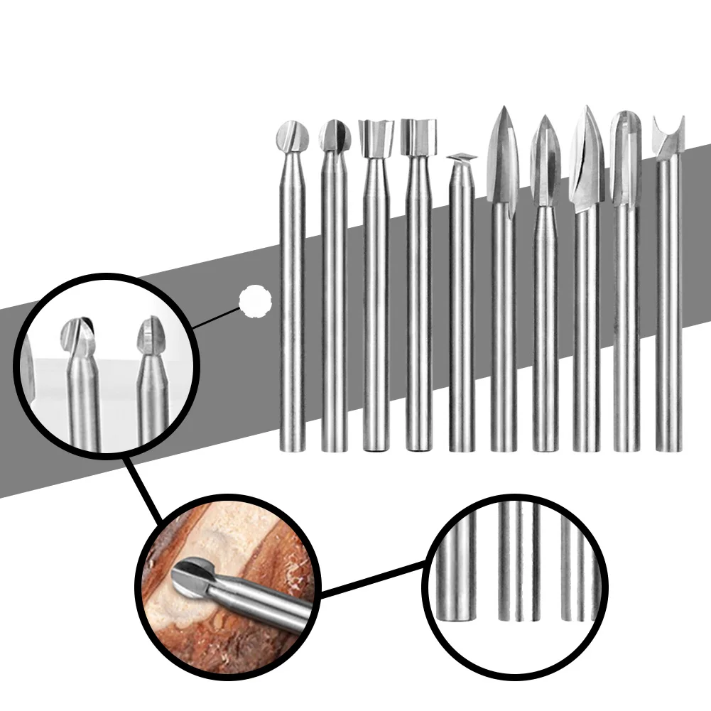 Sculpting Experience As Pictures Show Engraving Tool Set High-Speed Steel Bits Artisan Tools Carving Fine Details