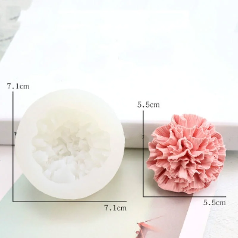 3D Flower Silicone Mold Homemade Soap Candle Molds  Chocolate Cake Decorating Moulds DIY Tools