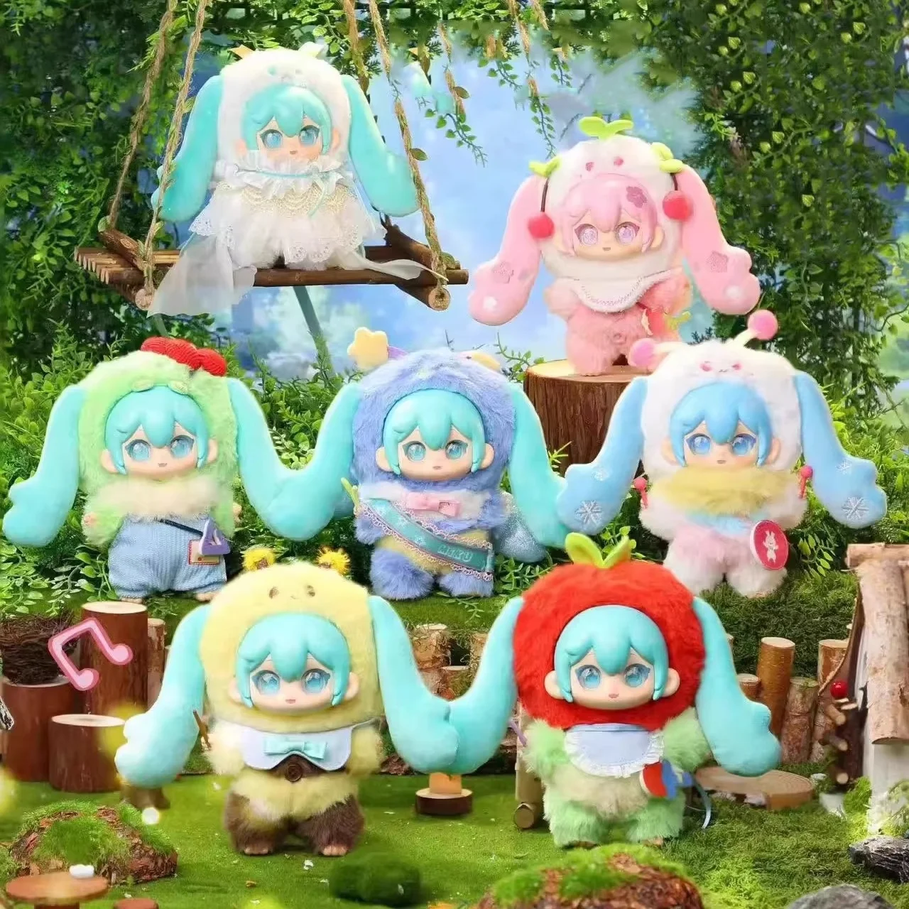 جديد حقيقي هاتسون ميكو الغابات الحفل الفينيل صندوق أعمى هاتسون ميكو المفاتيح صندوق غامض ميكو الطرفية دمية كيرينغ هدية لعبة #2