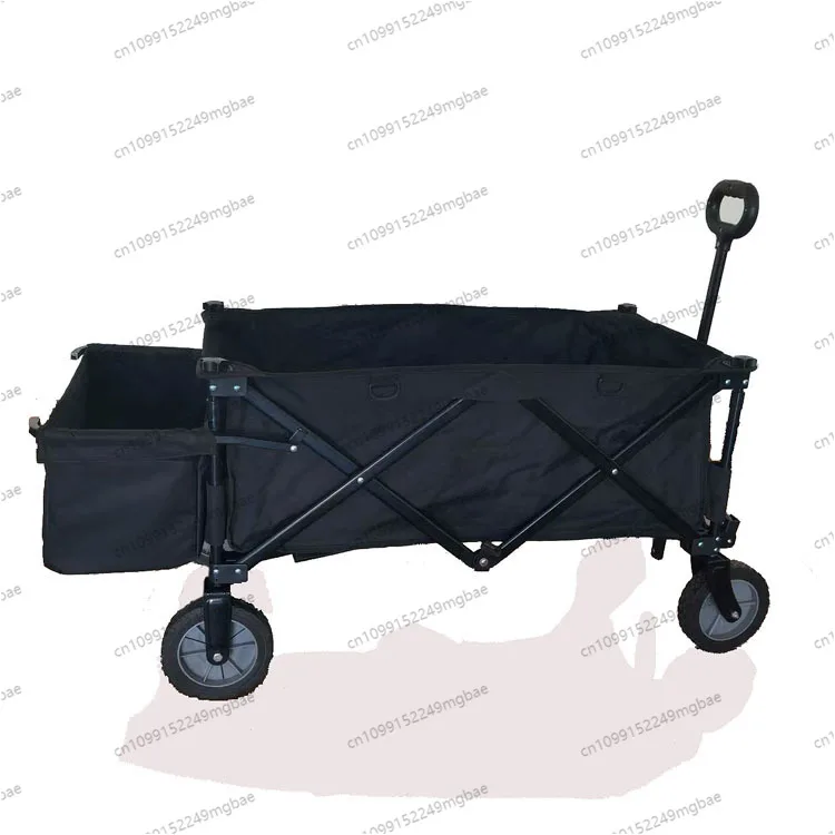 

Outdoor simple large capacity camping cart gathering new large space shopping cart light trolley