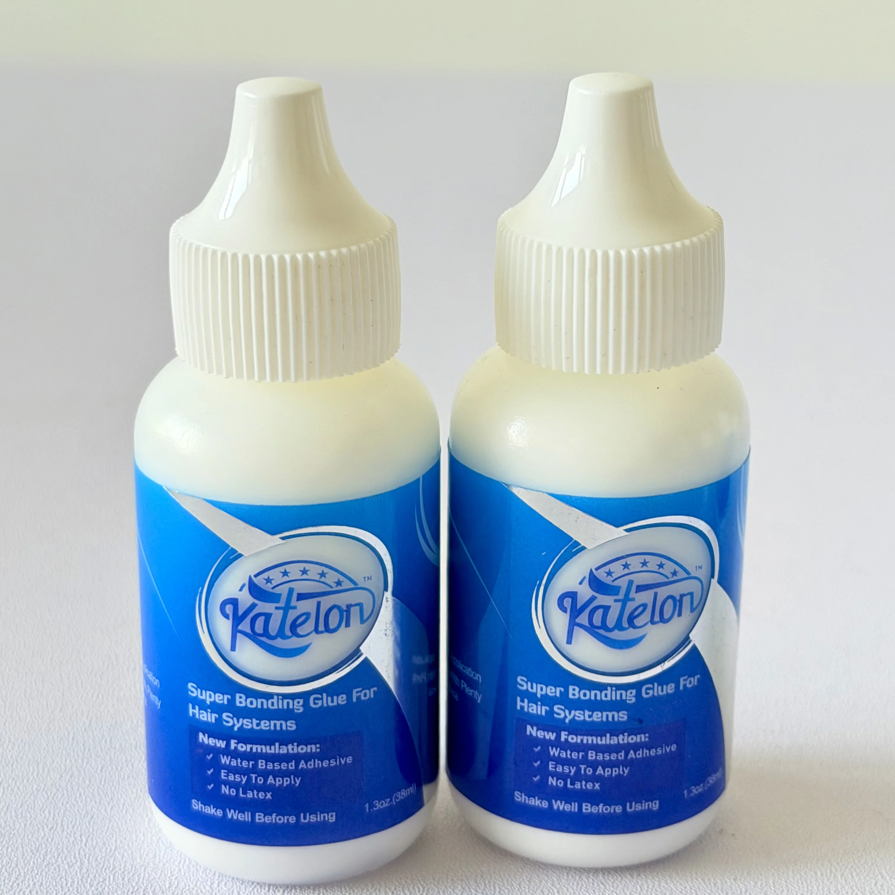 1 unidade de cola para perucas de secagem rápida 38ML, adesivo à prova d'água de fixação forte para perucas lace front e apliques de cabelo
