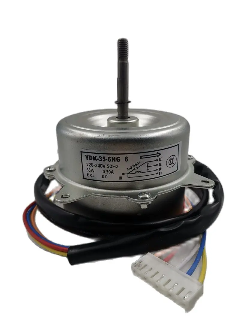 Applicable tonew air conditioner motor YDK-35-6HG 6 YDK35-6HG 2 4 6 8 fan air conditioner 35W motor
