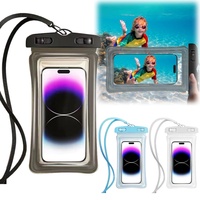 Diving Swimming Waterproof Sports Beach Pool Skiing Phone Pouch Cover Under 7.2 Inches Drift Dry Mobile Phone Bags Cases