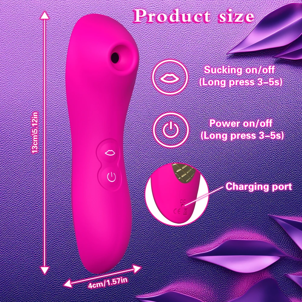 Powerful Clit Sucker Vagina Sucking Vibrator for Women Clitoris Vacuum Stimulator ​Nipple Vibrator Female Sex Toy for Adults 18