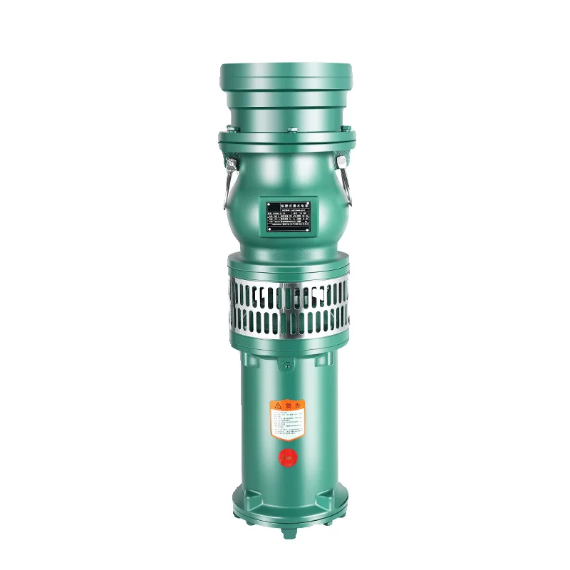 Oil-immersed submersible pump three-phase 380V high lift and large flow agricultural 4 inch 6 inch 8 inch pumping fruit