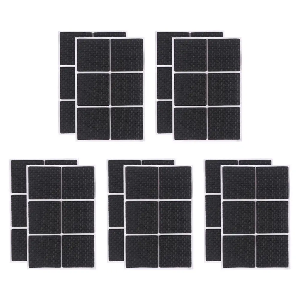 60Pcs Self Adhesive Furniture Feet Pads Thick Eco Friendly Grippers for Hardwood Floors Chair Leg Protectors Noise Reducing