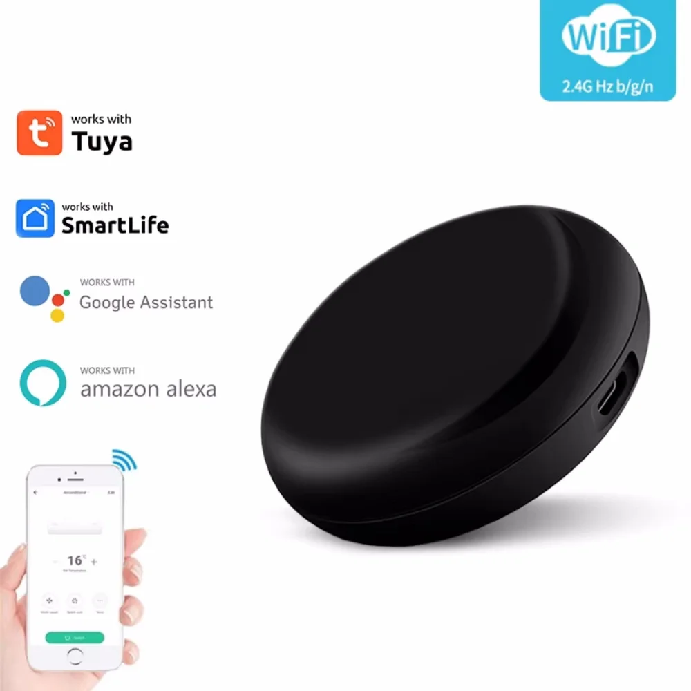 Tuya WiFi IR Remote Control Smart Universal for TV Air Conditioner Alexa Remote Control Work with Google Home Yandex Google