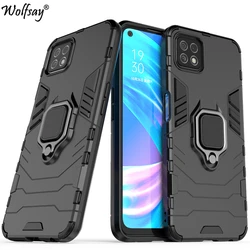 For Oppo A73 5G Case  Armor Magnetic Suction Stand Full Edge Cover For Oppo A73 5G Case For Oppo A73 A54 A74 A94 A95 A96 A76 A36