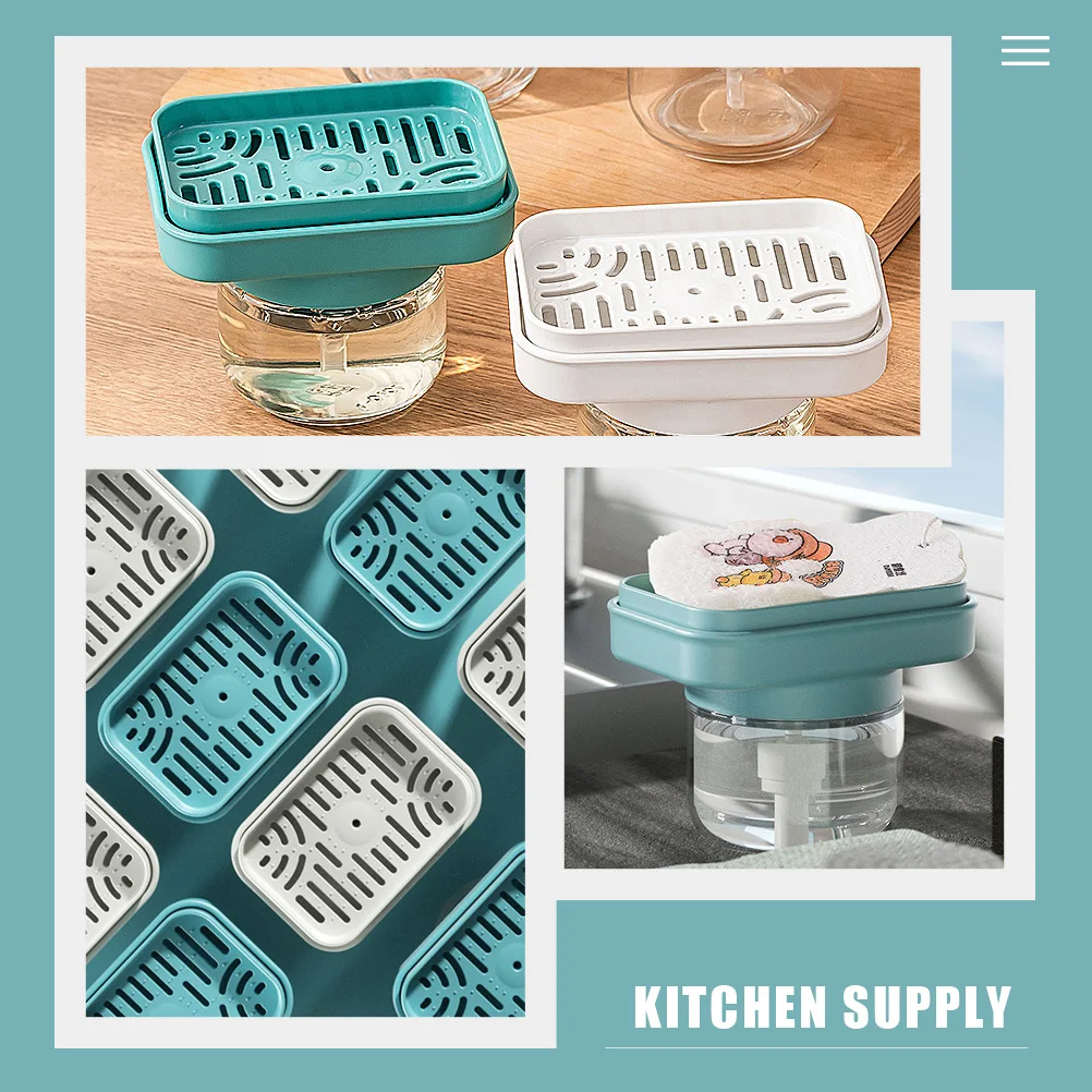

Pressure Storage Bottle Soap Dispenser for Kitchen Sink Dishwashing Holder Portable Liquid and Plastic