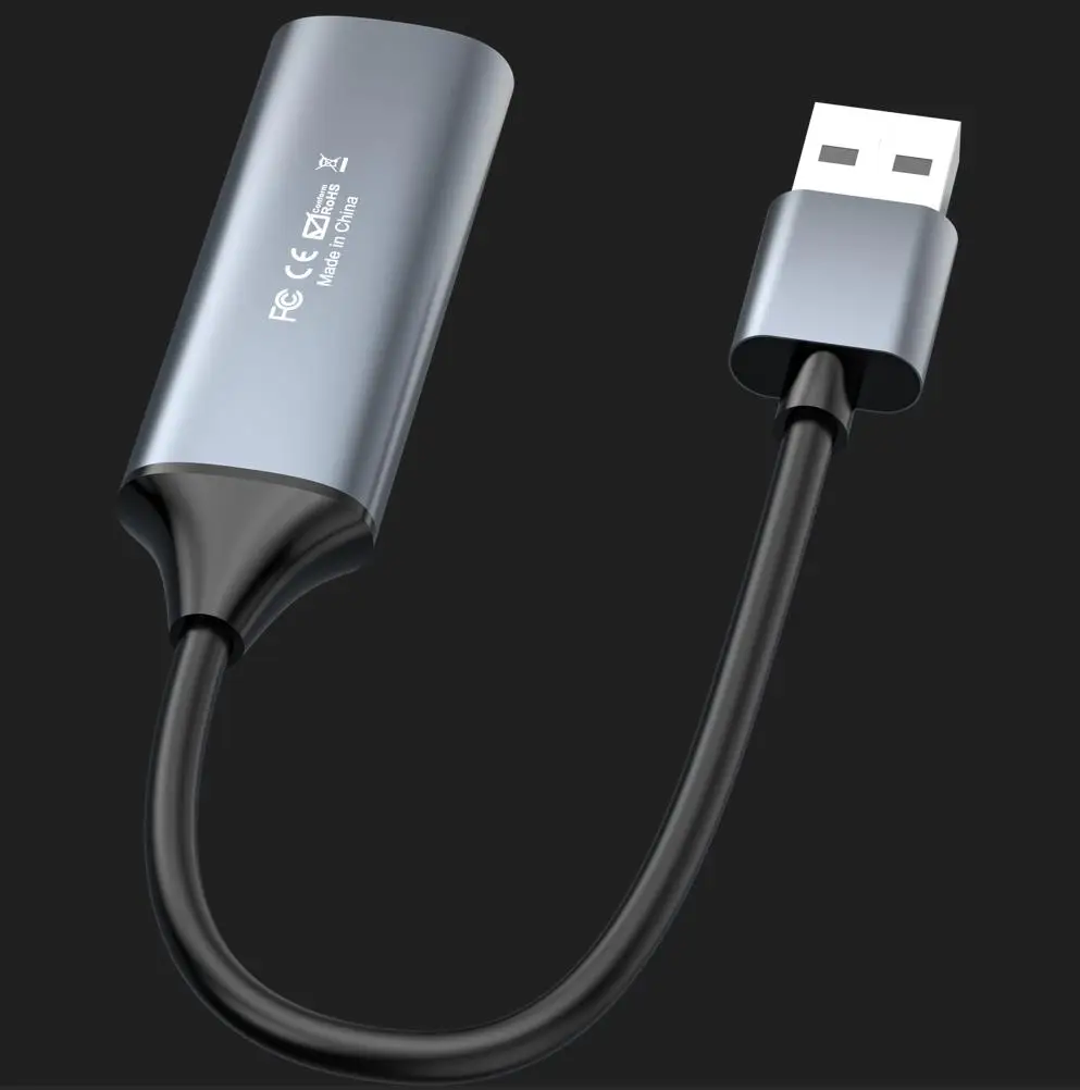 

Карта видеозахвата USB 3.0 HDMI к USB Type-c Game Grabber 4k 30hz U3 для коммутатора Xbox PS4 PS5 Laptop PC Прямая трансляция записи