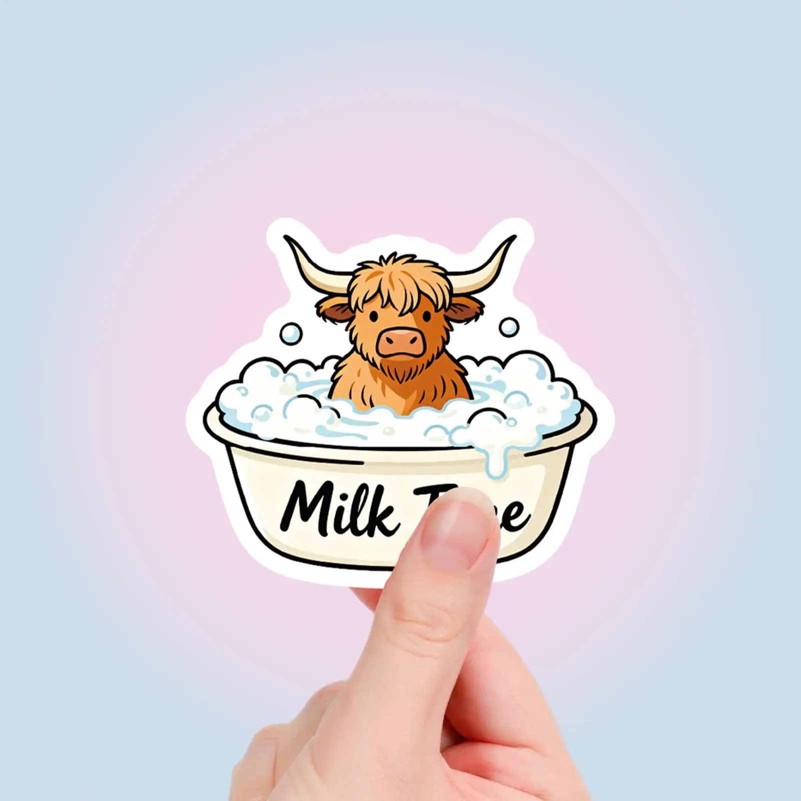 بقرة طباعة ملصقات 56 قطعة مقاوم للماء لطيف الديكور الشارات ملصقات الحيوان للأطفال حفلة الكبار سكرابوكينغ عيد الميلاد #5