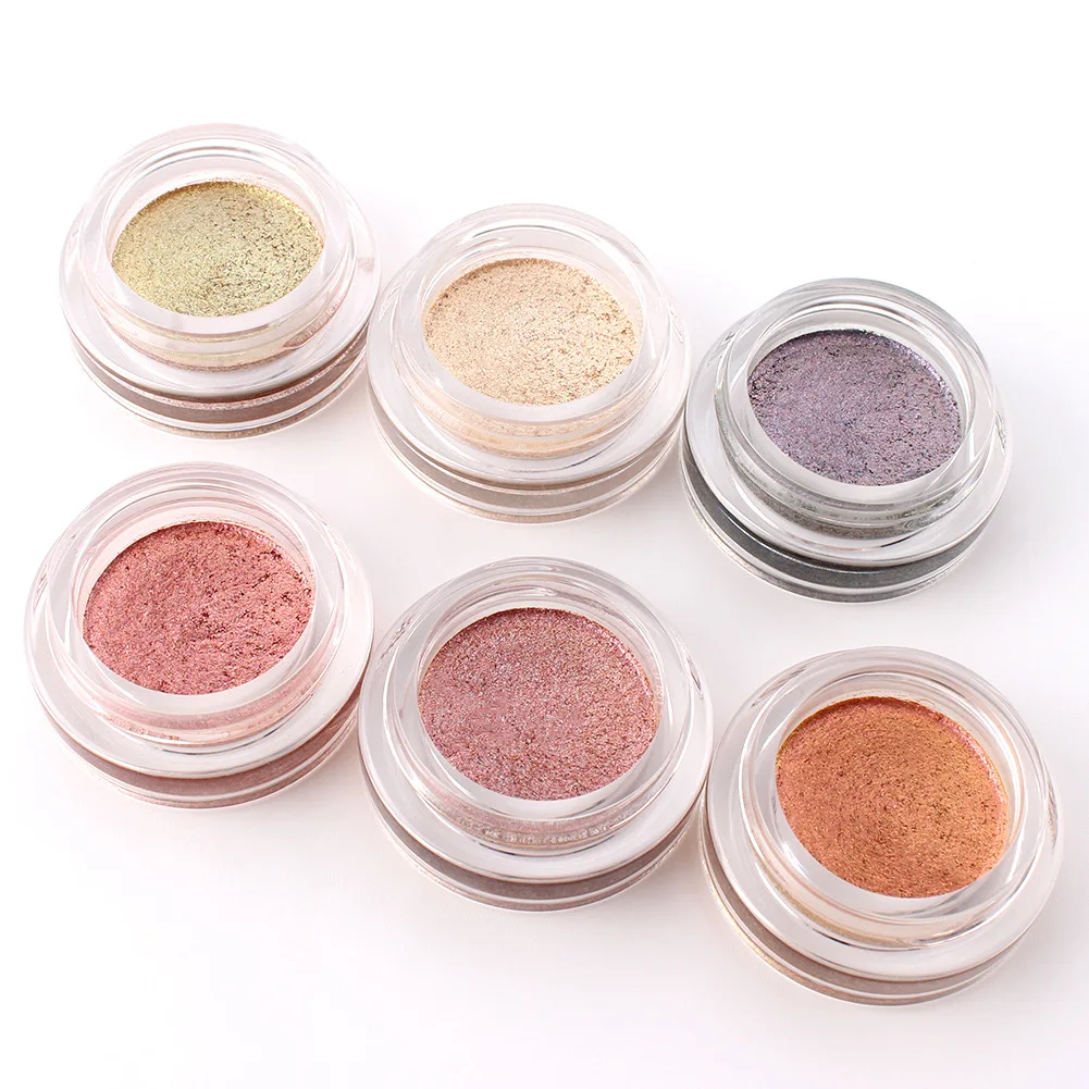 MISS ROSE Mermaid Glitter Eyeshadow Colorful Shimmer Sparkly Portable Single Glitter Powder Eye Bling‑bling Makeup Cosmetic