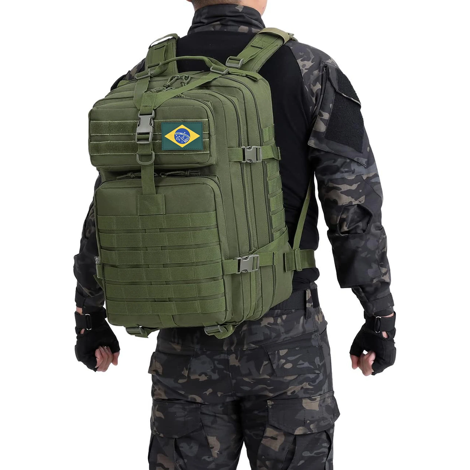 Assall Military Tactical Backpack Reinforced Waterproof Large