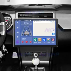 13.3 Inch Android 13 Car Radio For Ford Mustang 2009-2014 Tesla Screen Carplay Multimedia Player Audio GPS Stereo IPS Head Unit