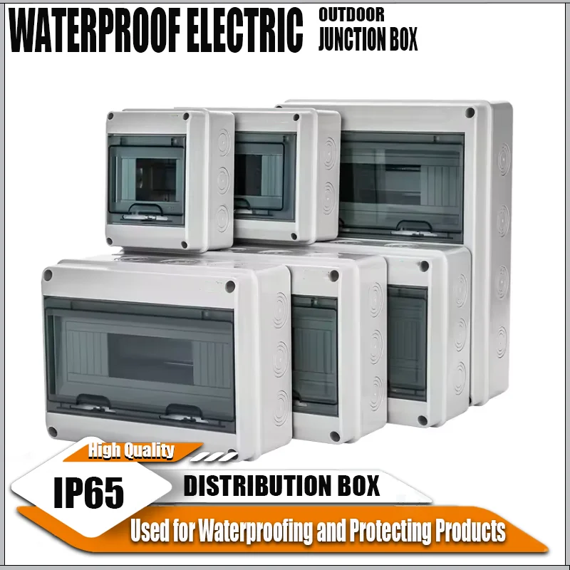 

Outdoor IP67 Plastic Waterproof Distribution Box Panel Installation Electrical Junction Box for Secure Wiring Management
