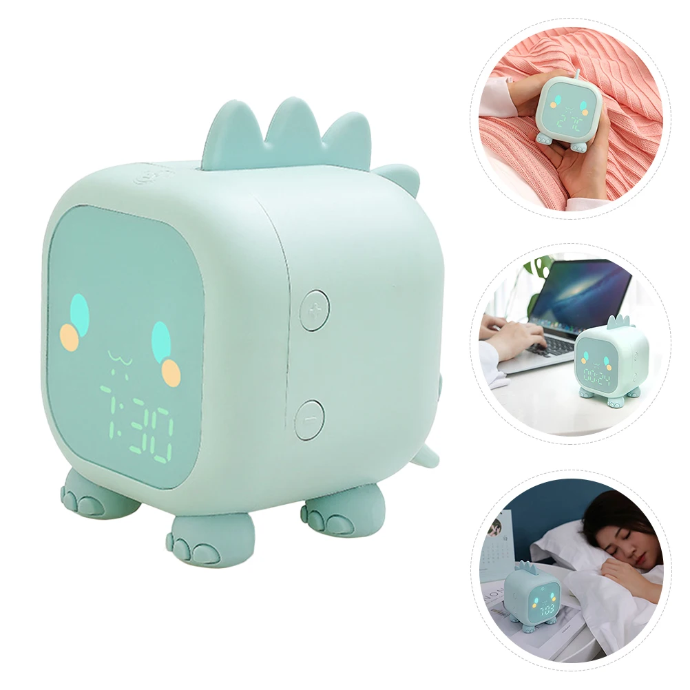 

Alarm Clock For Kids Led Desktop Clock Snooze Mute Multi-Function Electronic Smooth Safe Design