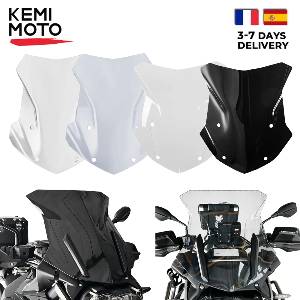2026 Motorrad Großer Windschutz Windschild Frontscheibe Windabweiser Verkleidungsschutz für BMW R1200GS LC 2013-2018 R 1200 GS ADV 2014-2018 R1250GS 2018-2022 R 1250 GS Adventure 2018-2023