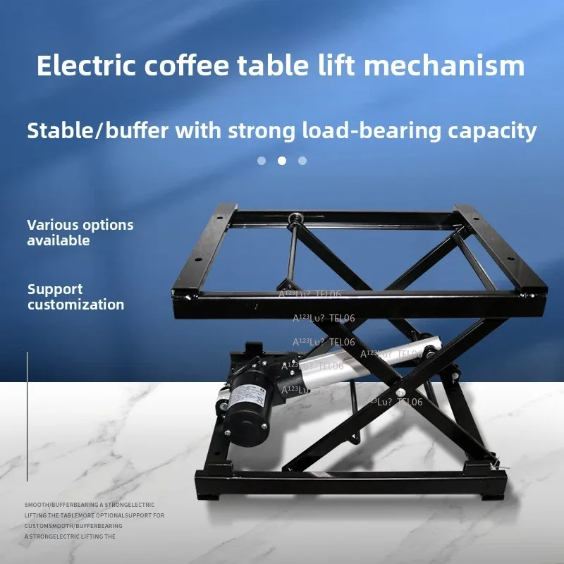 Metal Folding Lift Mechanism Iron Frame Wired Remote Height Adjustable Coffee Dining Table Universal Hardware Bracket