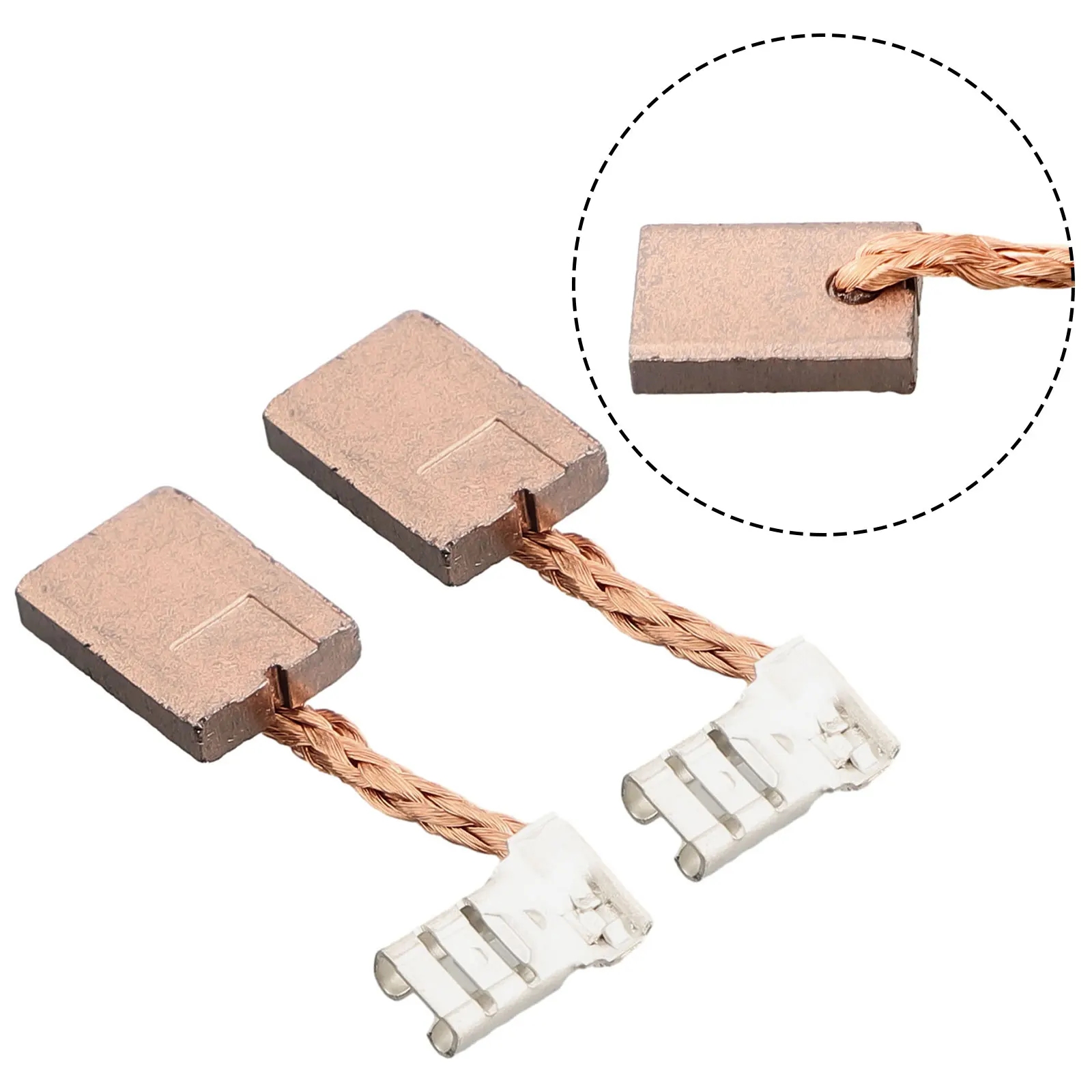 

2pcs Cordless Imp-act Wrench Carbon Brushes For 18V GDS250-Li GDR180-LI Home DIY Power Tool Replacement Accessories