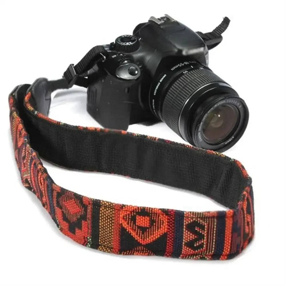 Camera Strap Belt Adjustable Vintage Shoulder Neck Sling For Canon 5D 6D 7D R50 Nikon Z5II Z6 Z7 SLR DSLR Universal Accessories