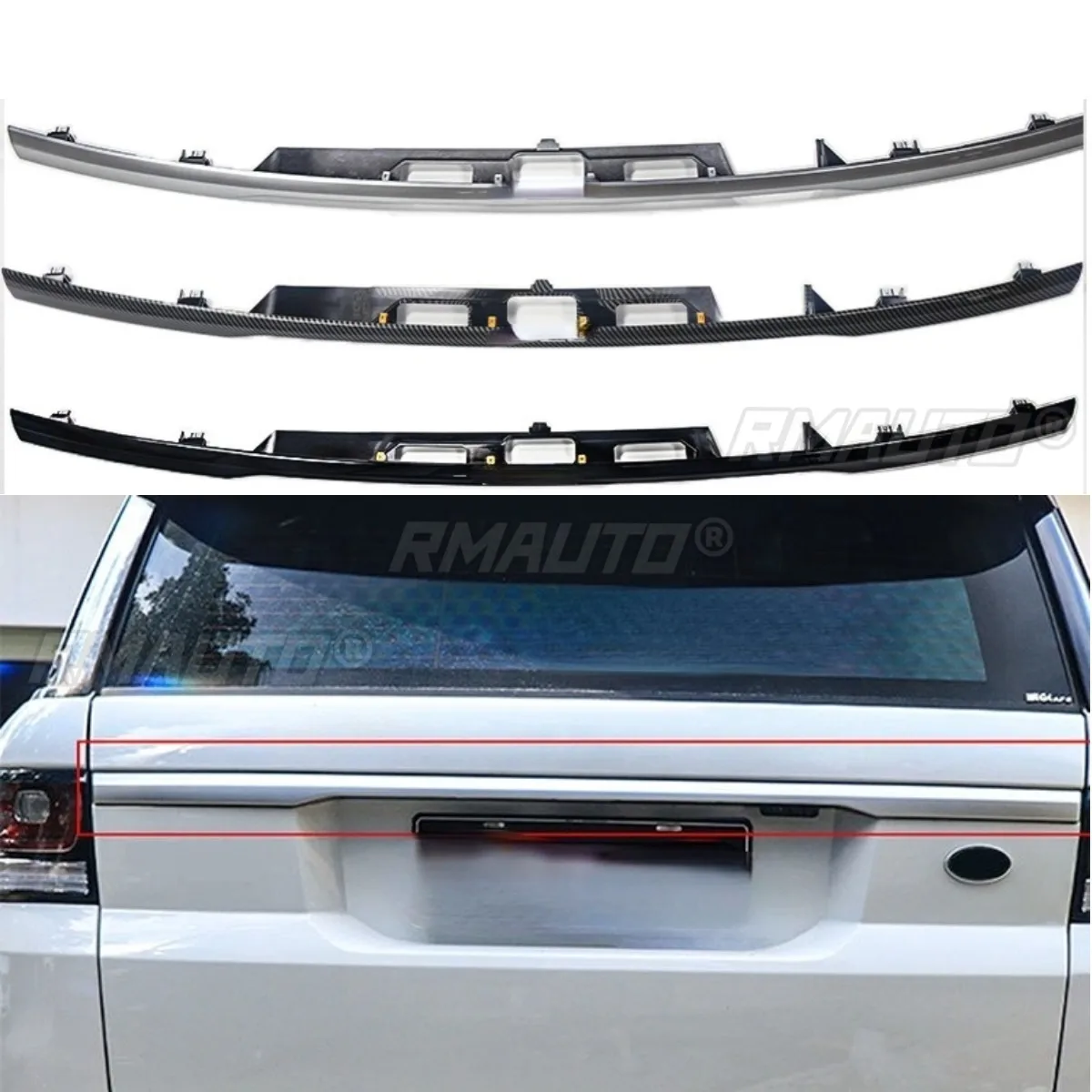 سيارة الخلفي سبويلر الجناح الجذع المفسد الجذع الجناح سقف المفسد طقم الجسم لرينج روفر التنفيذي الرياضة 2014-2022 اكسسوارات السيارات