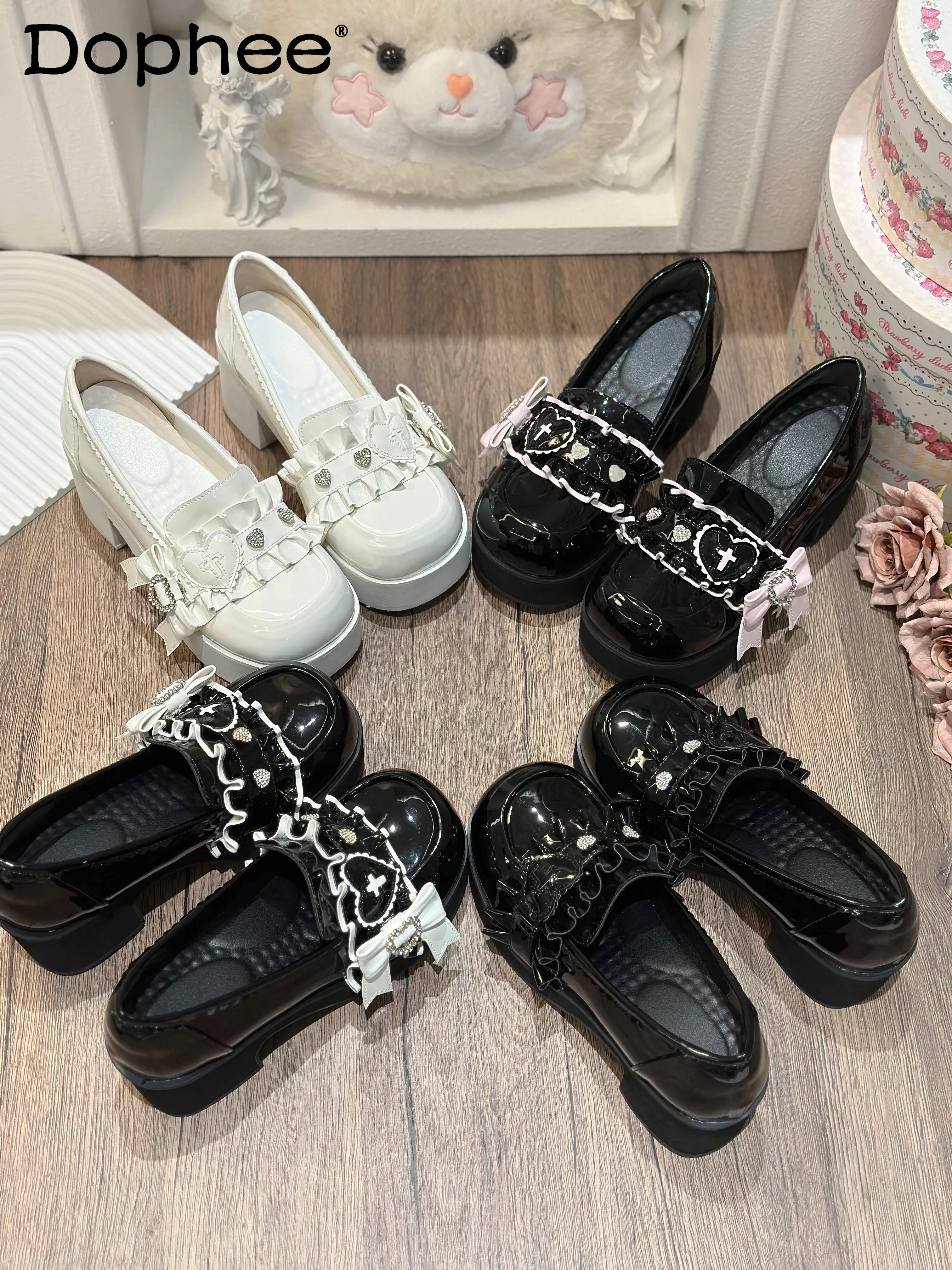 

Original Subculture Mine Lolita Mary Jane Shoes Spring Summer New Sweet Cool Fashion Jk Platform Muffin Shoes High Heel Pumps