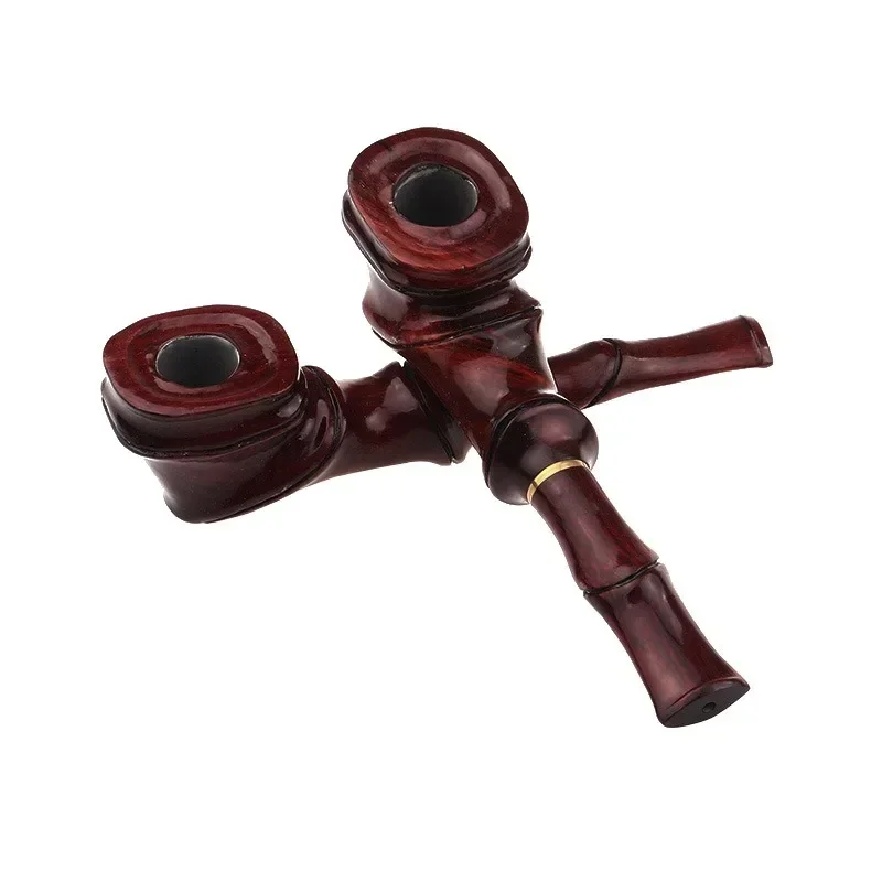 

157mm Rosewood Filter Tobacco Pipe Bent Type Smoking Handmade Solid Wood Cigarette Holder Tobacco Pipe Gift Pipe Accessory