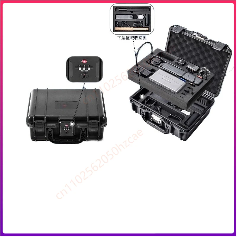

Portable Hard Shell Carry Case For DJI Osmo Pocket 3 Double Layer Waterproof Shockproof Password Lock Protective Storage Box