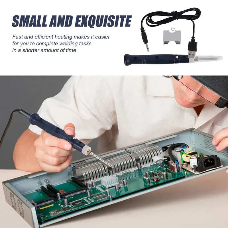Saldatore USB 5V Strumenti di riscaldamento elettrico professionale Rilavorazione con indicatore luminoso Maniglia di saldatura Riparazione BGA