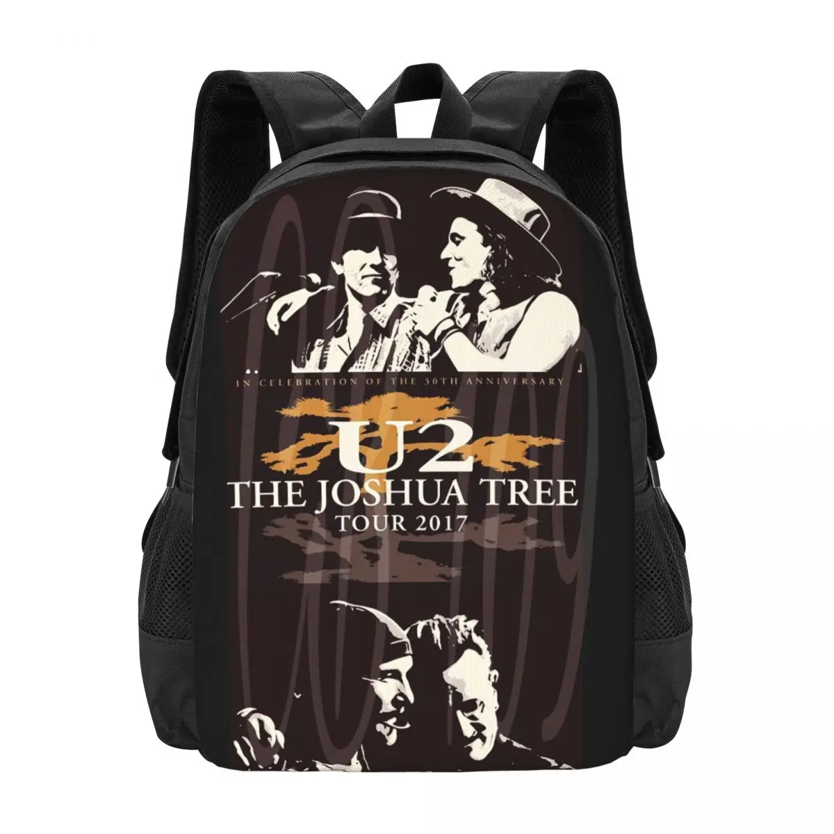 

Rock U2 Band Travel Laptop Backpack, Business College School Computer Bag Gift for Men & Women