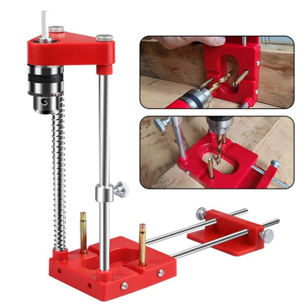 Mini Bench Drill Press Machine Drilling Locator Home Adjustable Punch Locator