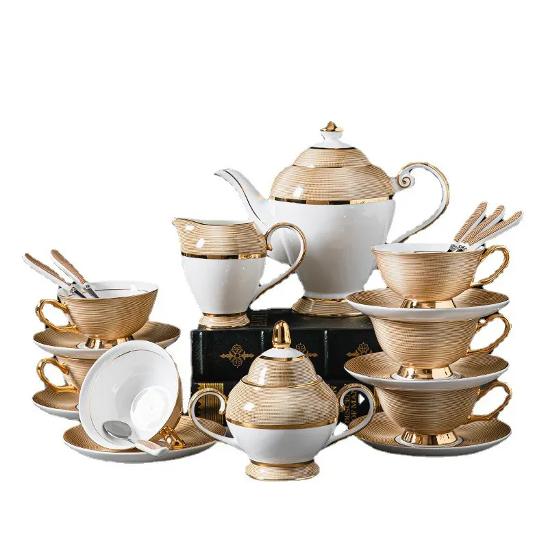 European bone china coffee cup set water cup high value ceramic afternoon tea